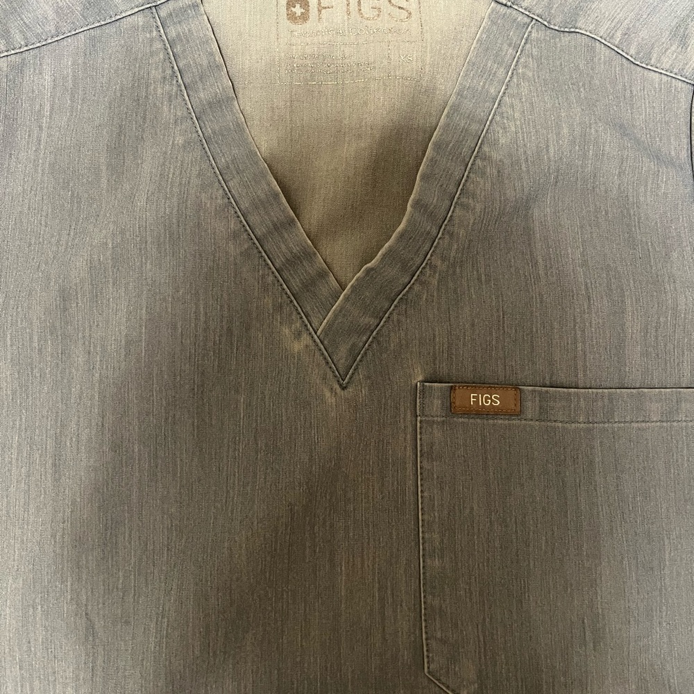 Loved used figs rare heather indigo set XS regular